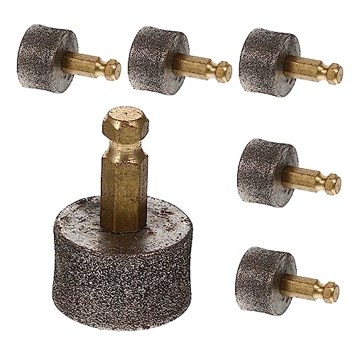 KALLORY 6個 ペット用電動爪やすり替えヘッド 軽量コンパクト 長持ち高耐久 目研磨 犬猫用 トリミング工具