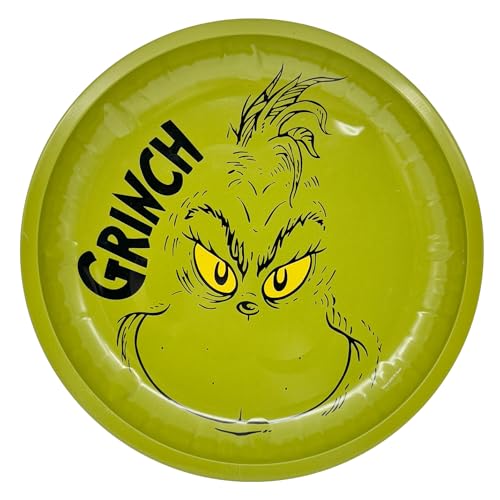 The Grinch – Weihnachtsteller Grün Ø 26 cm aus robustem Eisenblech...