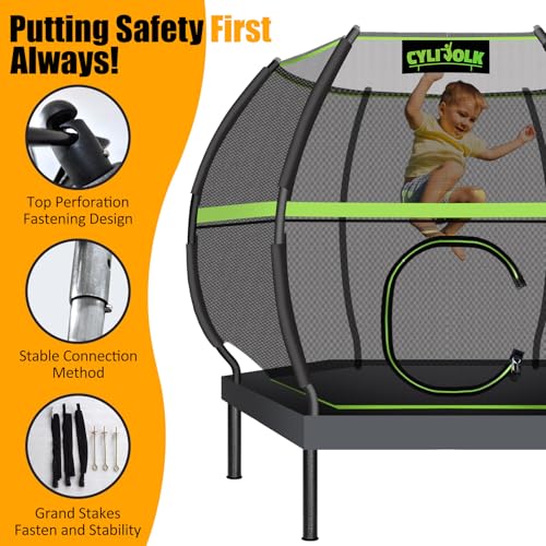 Cylivolk 7Ft Trampoline For Kids thumb #2