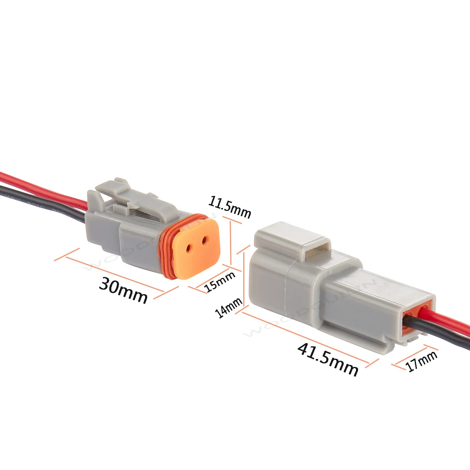 DT Stecker-Kontakt-Set Für 14–20 AWG – Solide  Produktbild-Vorschau 2