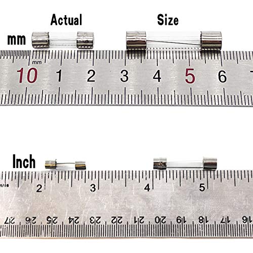 10Pcs F3Al250V 5X20 Mm (3/16 In X 3/4 In) 3A Fast Blow Fuse 250V Glass Fuse Fast Acting Fuse #TOP4