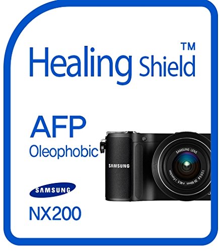 Healingshield �X�L���V�[���t���ی�t�B���� Oleophobic AFP Clear Film for Samsung Camera NX200 [2pcs]