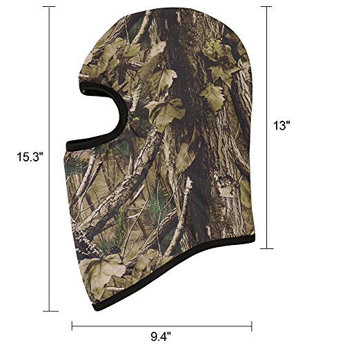 TAGVO Hunting Balaclava Face Mask, Windproof Camouflage Balaclava Tactical Hood Headwear, Helmets Liner for Adults Women and Men Elastic Universal Size