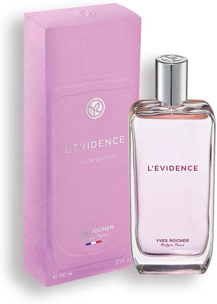 L'Evidence Eau de Parfum 100 ml Luminous Neo-Chypre Women's Perfume with Magnolia, Peach and Patchouli, Environmentally Conscious Elegance in a Minimalist Bottle