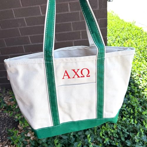Bolsa Tote Clásica con Bordado Go Greek Chic miniatura 3