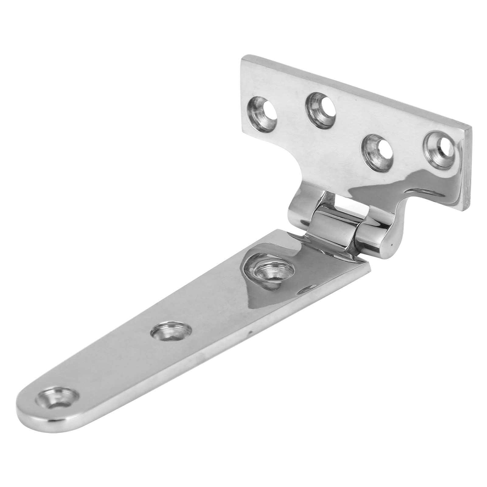 Buachois 2 Pièces 152 * 76mm/6x3in Charnière en Forme de T en Acier Inoxydable 316 Robuste Universel Yacht Bateau de Pêche Hors-Bord Marine Longue Charnière Quincaillerie Accessoires