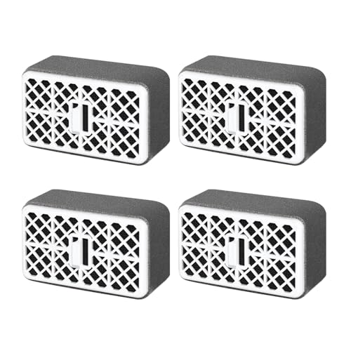 Deodorizer Filter for Toto THU6474-01/THU6474#01 THU6072, For Washlet S550E C5 C2 SW3074 SW3054T40 SW3056T40, Bathroom Toilet Carbon Air Filter, Deodorizing Cartridge Parts (4 Pack)