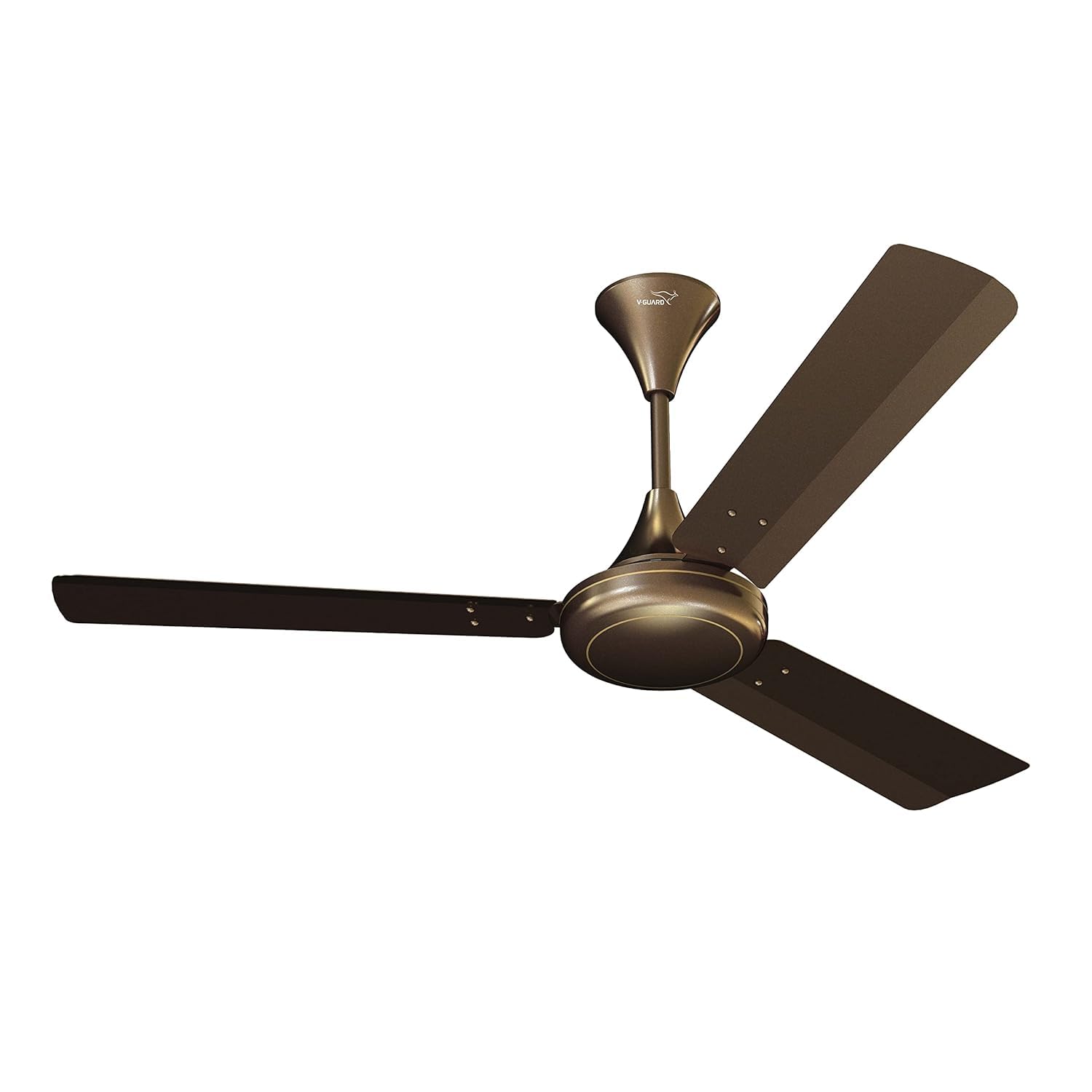 V-Guard Gatimaan Pro EC Ultra High-Speed Ceiling Fan for Home |BEE 1 Star Rating | 400 RPM | Aerodynamically Designed Blades | 1.2M Sweep | Pearl Brown