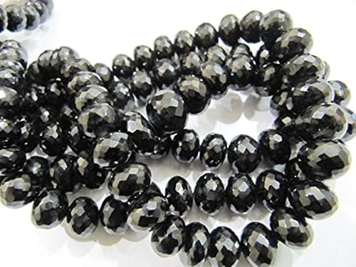 Rondelles spinelle noir en fil de 8-12mm pour un cadeau mémorable - 3