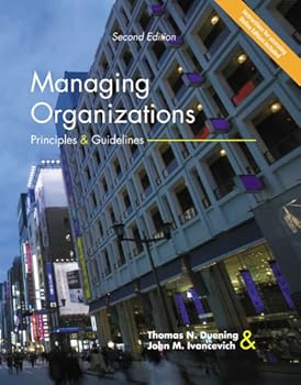 Paperback Managing Organizations: Principles & Guidelines Book
