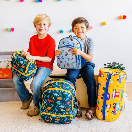 Image of Wildkin Kids 12-Inch Toddler Backpack - Lightweight School Bag for Daycare & Travel, Ages 3-7