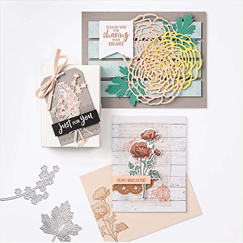 Stampin Up Stamps And Dies 2023,Card Making Supplies,Diy Scrapbooking Arts Crafts Stamping,Metal Cutting Dies Stamps Arts Supplies,Silicone Stamps (Color : 5460) #TOP4