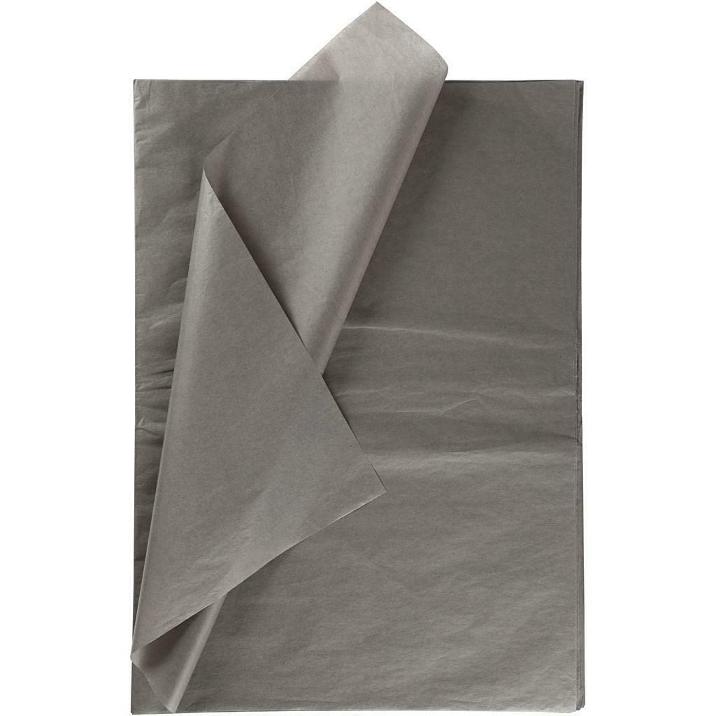 Trucraft - Luxury Tissue Paper - 25 x Sheets - 50cm x 70cm - Grey