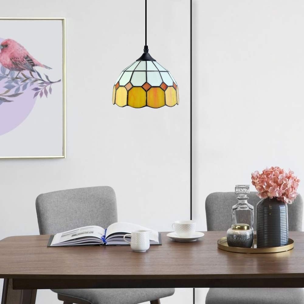 Battery Operated Pendant Light with CR2025 Remote,Rechargeable Ceiling Light Fixture with 9 Colors Dimmable Bulb,Battery Powered Pendant Light for Home Decor Indoor Kitchen Island Bedroom