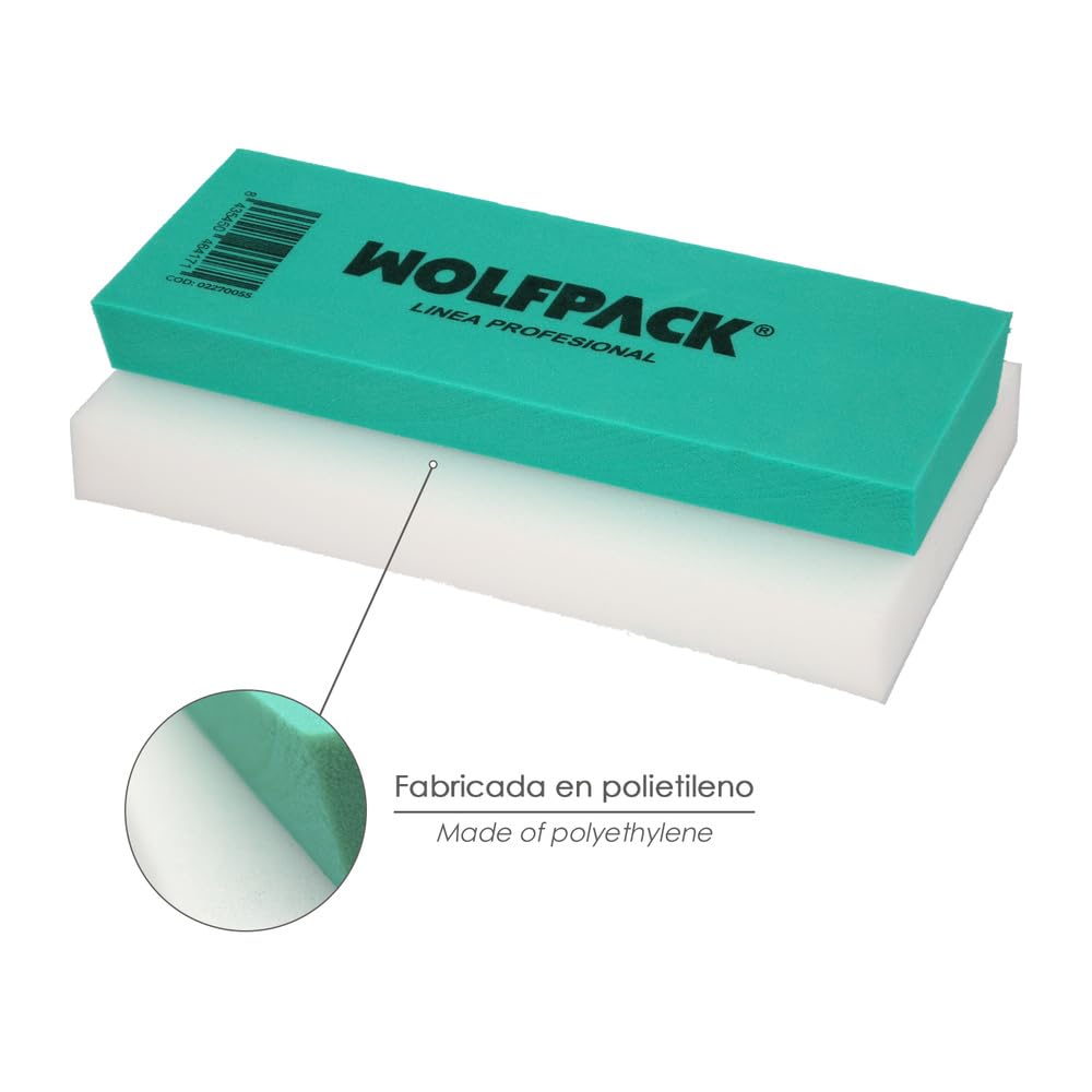 WOLFPACK LINEA PROFESIONAL Talocha Remolinar Rectangular 23x12 cm. Llana Remolinar, Llana Enlucido, Talocha Enlucir, Fratas Enlucir.