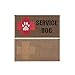 Yisibo 2 Pieces Tactical SERVICE DOG Patch Tactical Patch Dog Harness Vest Patch Nylon Medical First Aid Red Cross Morale Patches Badges