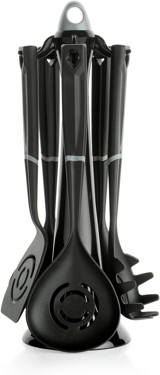 Schafer Navi Service Set 6 Pieces-Black/Grey