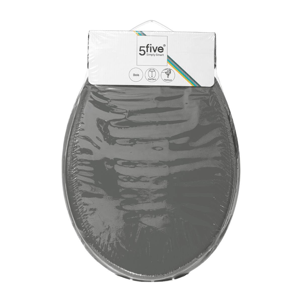 5 five simply smart 5five - abattant WC colorama Gris en Bois laqué