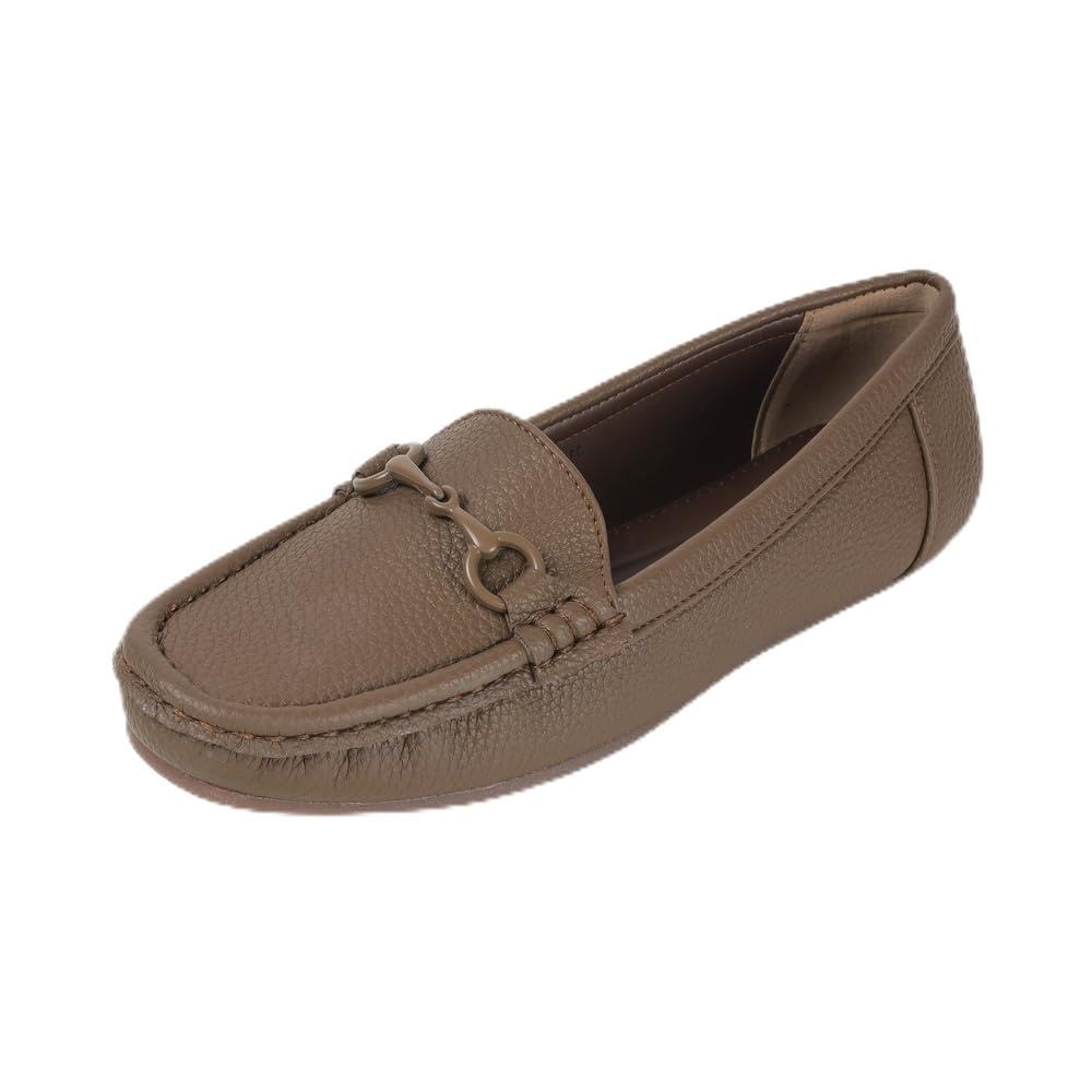 Women's Faux Leather Loafers Shoes