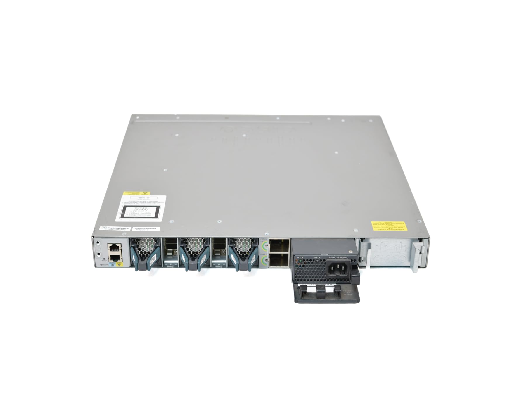 Cisco WS-C3850-12X48U-S Catalyst 48-Port UPoE Switch W/ NM-2-10G Module & Dual 1100W PS - Refurbished