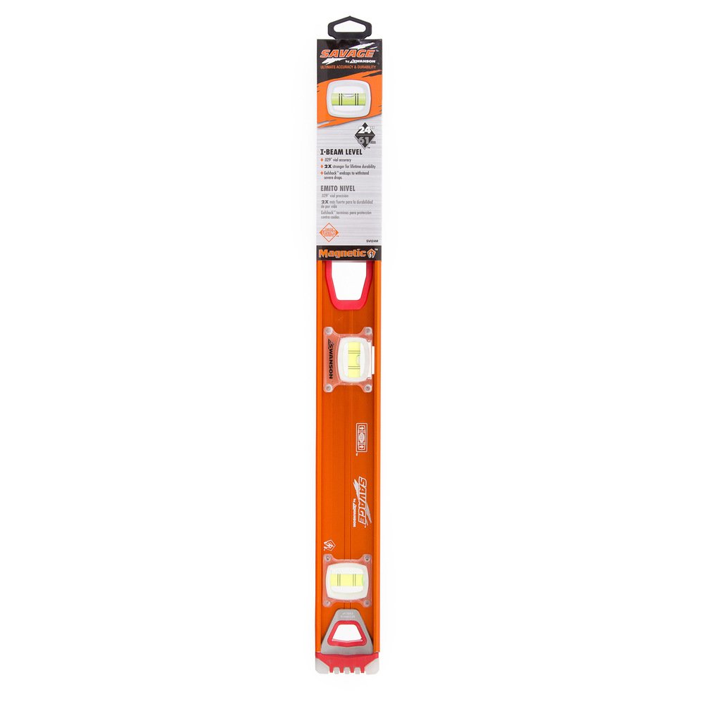 Swanson SAVAGE I-Beam Level - 24 Inch -3