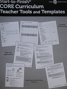 Spiral-bound Start-to-Finish Core Curriculum Teacher Tools and Templates Book