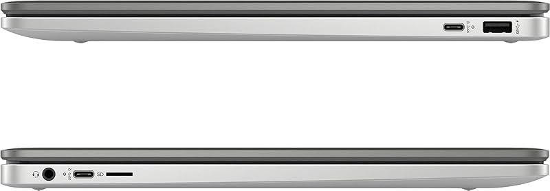 HP 15.6 HD Premium Chromebook, Intel Celeron N Processor 3.7GHz Turbo Speed, 8GB Ram, 64GB SSD, Ultra-Fast WiFi Up to 1700 Mbps, Chrome OS, Arctic Sliver, Silver (Renewed) image 4