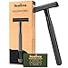 Produktbild Bambaw Rasierhobel Herren und Damen mit 5 Rasierklingen | Rasierhobel Metall | Hobel Rasierer Ohne Plastik | Eco Rasierer Metall | Zero Waste Safety Razor | Rasierhobel Schwarz