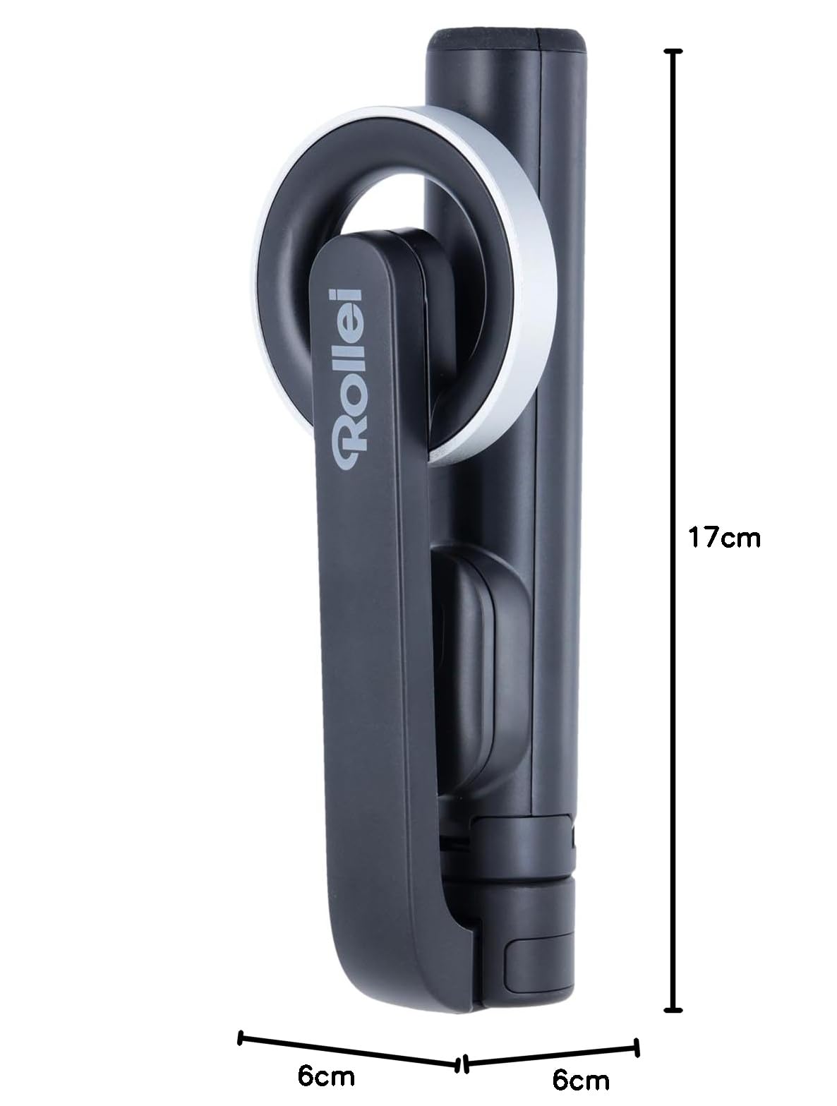 Rollei Magnetic Smartphone Selfie Tripod: pratico mini treppiede con attacco MagSafe®* e scatto remoto. Versatile come treppiede o bastone selfie
