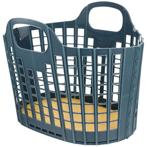 NUOBESTY Cesta Portátil de Plástico Plegable para Frutas y Verduras Mango Cómodo para Cocina y Aperitivos