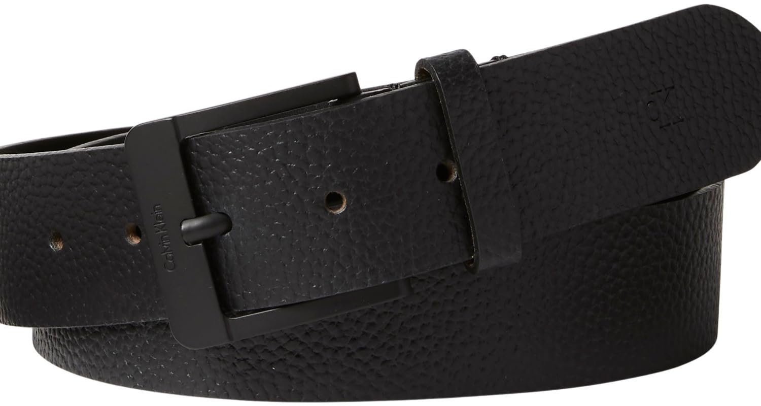 Calvin Klein Herren Gürtel Classic 4,0 cm Ledergürtel