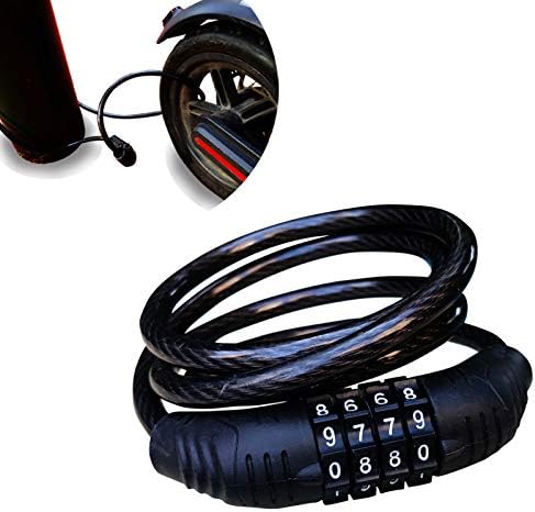 Scooter Lock Cable for Mijia M365/M365Pro,Segway Ninebot,Anti-Theft, Bicycle Combination Locks