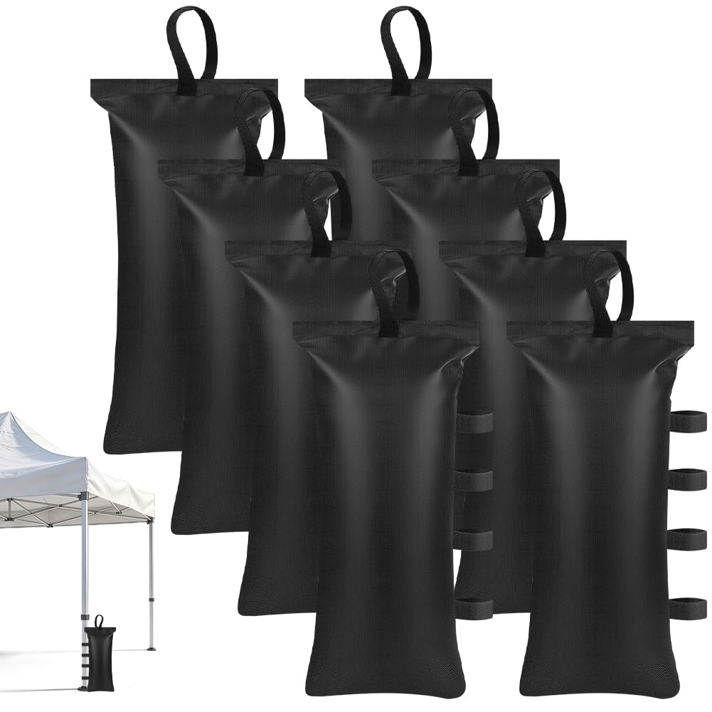 AOOSU Heavy Duty Sandbag, Gazebo Weights Sand Bags, Weight Bags Photo Studio Saddlebag with Handles, Design for Photography Stand Light Stand Tripod, Outdoor Patio, Sports 4pcs — view 9