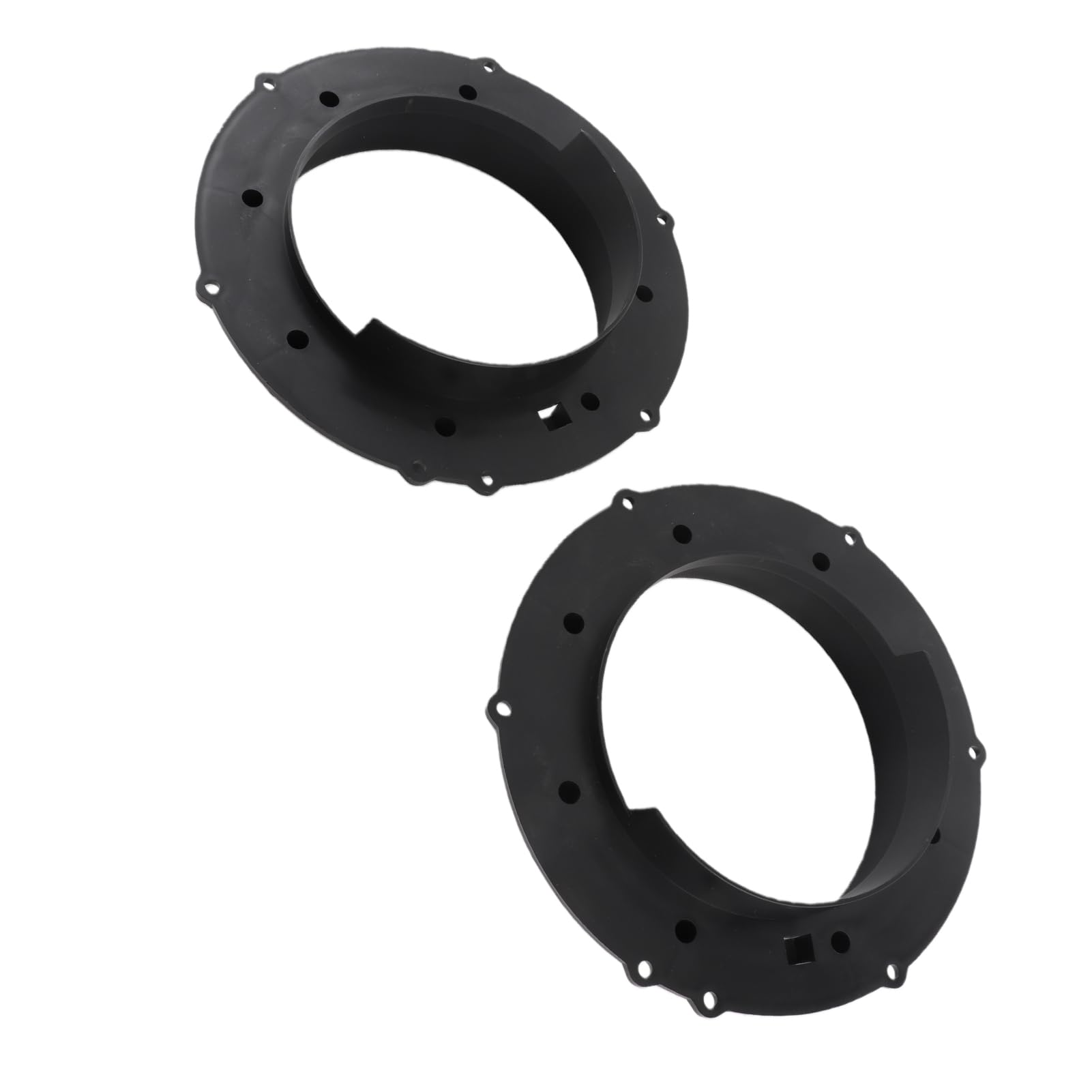 Anillos Adaptadores de Altavoz, Soporte de Montaje de Altavoces de Coche Antiarañazos 2 Piezas/Juego a Prueba de Polvo para Reemplazo de Coche para Puerta Delantera 2007-2011