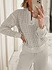 ANRABESS Womens 2 Piece Outfits 2025 Fall Crochet ... #5