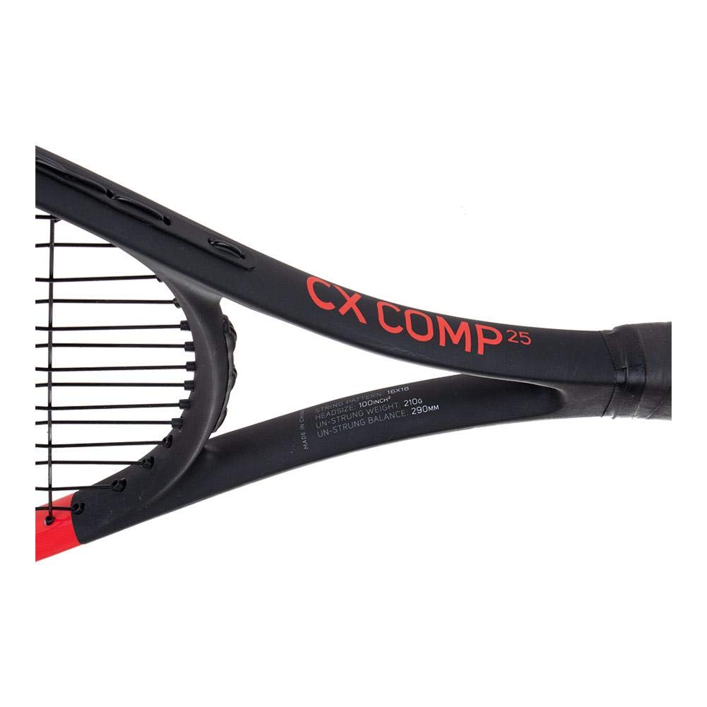 Dunlop Sport Junior rakieta tenisowa CX 200 JNR 26, przyczepność: 0, czarny/czerwony, 677447