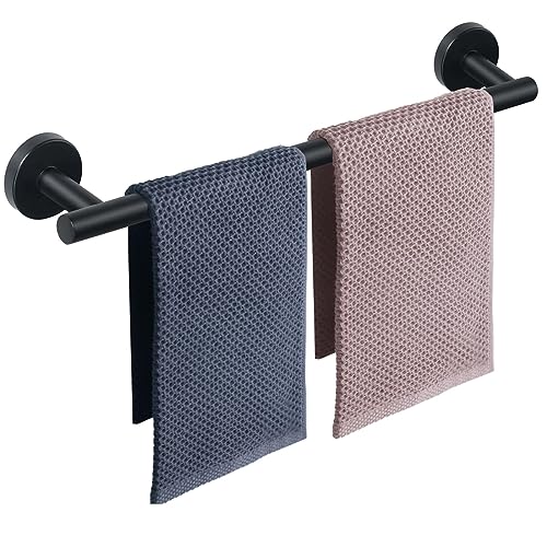 NearMoon 24 in Bath Towel Bar, matte black, 2 pack