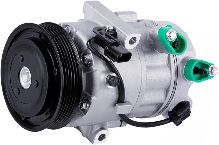 AC Compressor with A/C Clutch compatible with Kia Soul/Forte Koup/Forte5/Forte For Hyundai Elantra/Elantra Coupe/Elantra GT 2014 2015 2016 2017 2018 2019 2.0L
