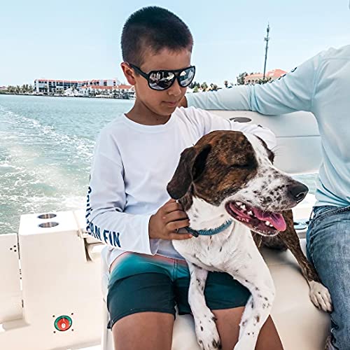 Southern Fin Apparel Kids Fishing Hoodie Shirt Long Sleeve Uv Upf Spf Sun Protection Youth Boys Girls (Seagrass, Large) #TOP5