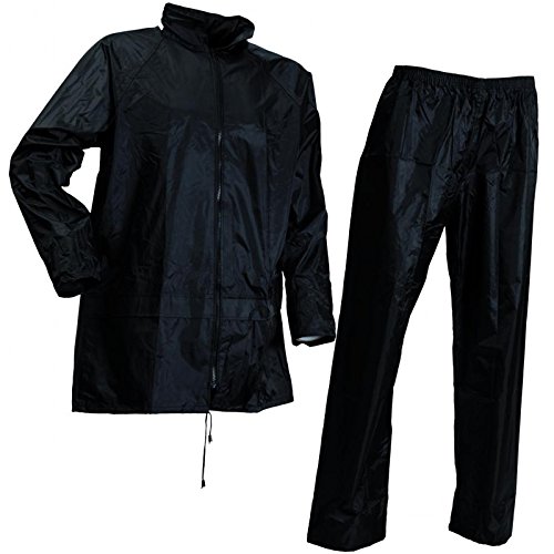 Jacke und Hose "Regenset", Größe M, schwarz, 1 Stück, LR104054-07-M