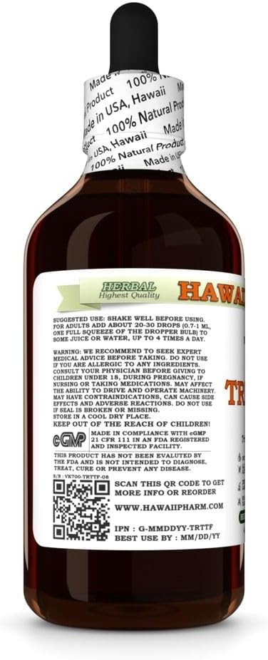 Tribulus (Tribulus Terrestris) Dry Fruit Glycerite, All Natural, Vegan, Lab Tested Alcohol-Free Liquid Extract - 4 fl.oz