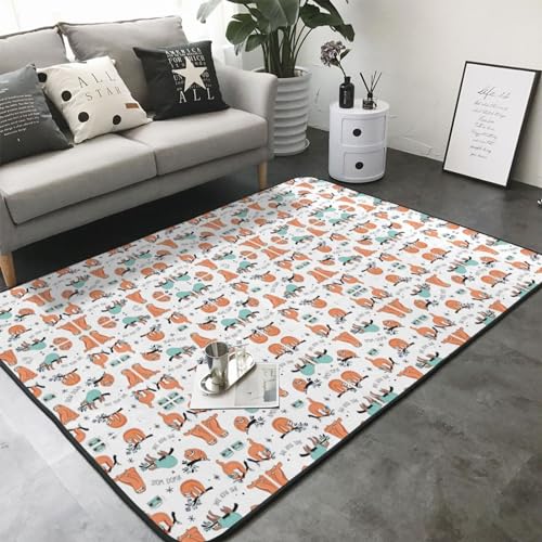 Tapis paresseux marron grand format pour masquer un sol abîmé - 3