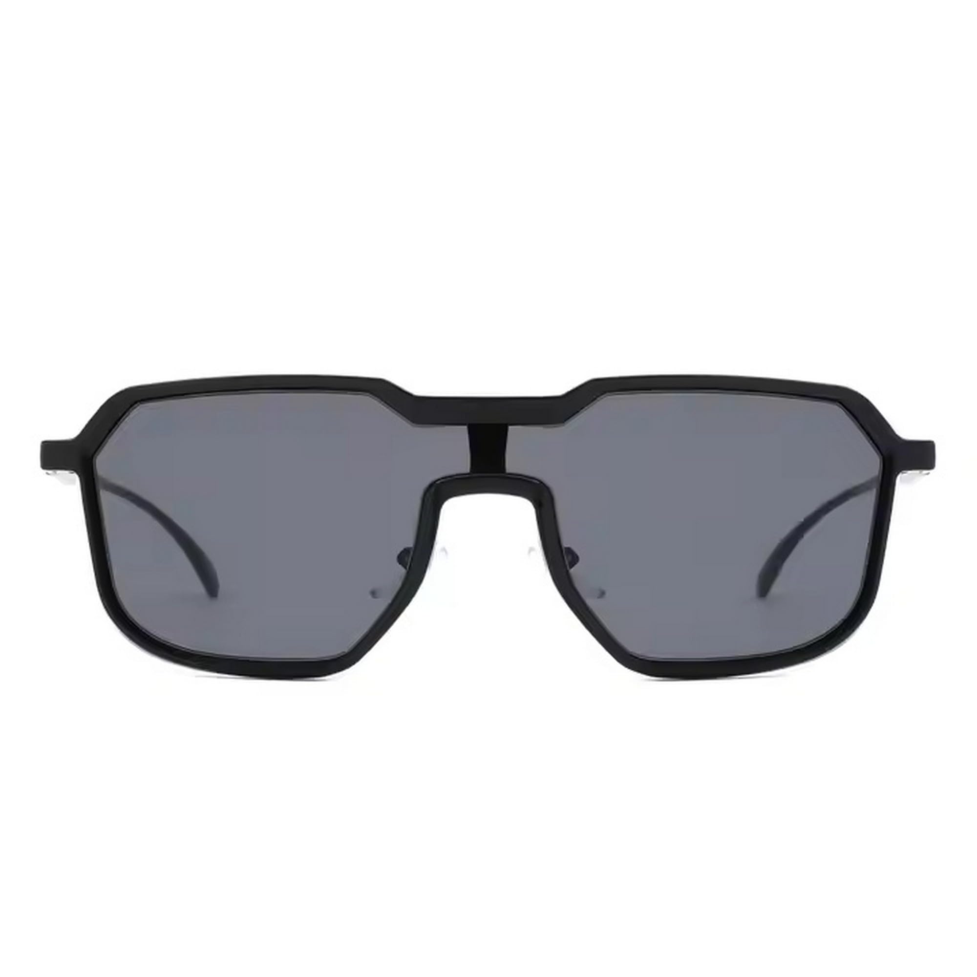 Dervin Gafas de sol de metal para hombre y mujer, protección UV, estilo punk