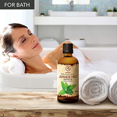 Japanse Munt EO 100ml (Mentha arvensis), 100% puur & natuurlijk, essentiële olie - aromatherapie - geurolie… - Image 6