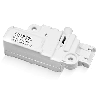 DC34-00025D DC12V Washer Door Lock Switch Replacement for Samsung WW90K74150OX/WW90K74150SC/WW90K74150O WF45K6200AW/A2 WF45K6500AZ/A2 PS11758871 Washing Machine Middle Door Lock Parts Replace