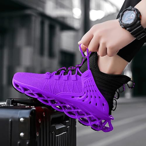 Image of Hello MrLin Men's Running Shoes Non Slip Athletic Tennis Walking Blade Type Sneakers Hip Hop