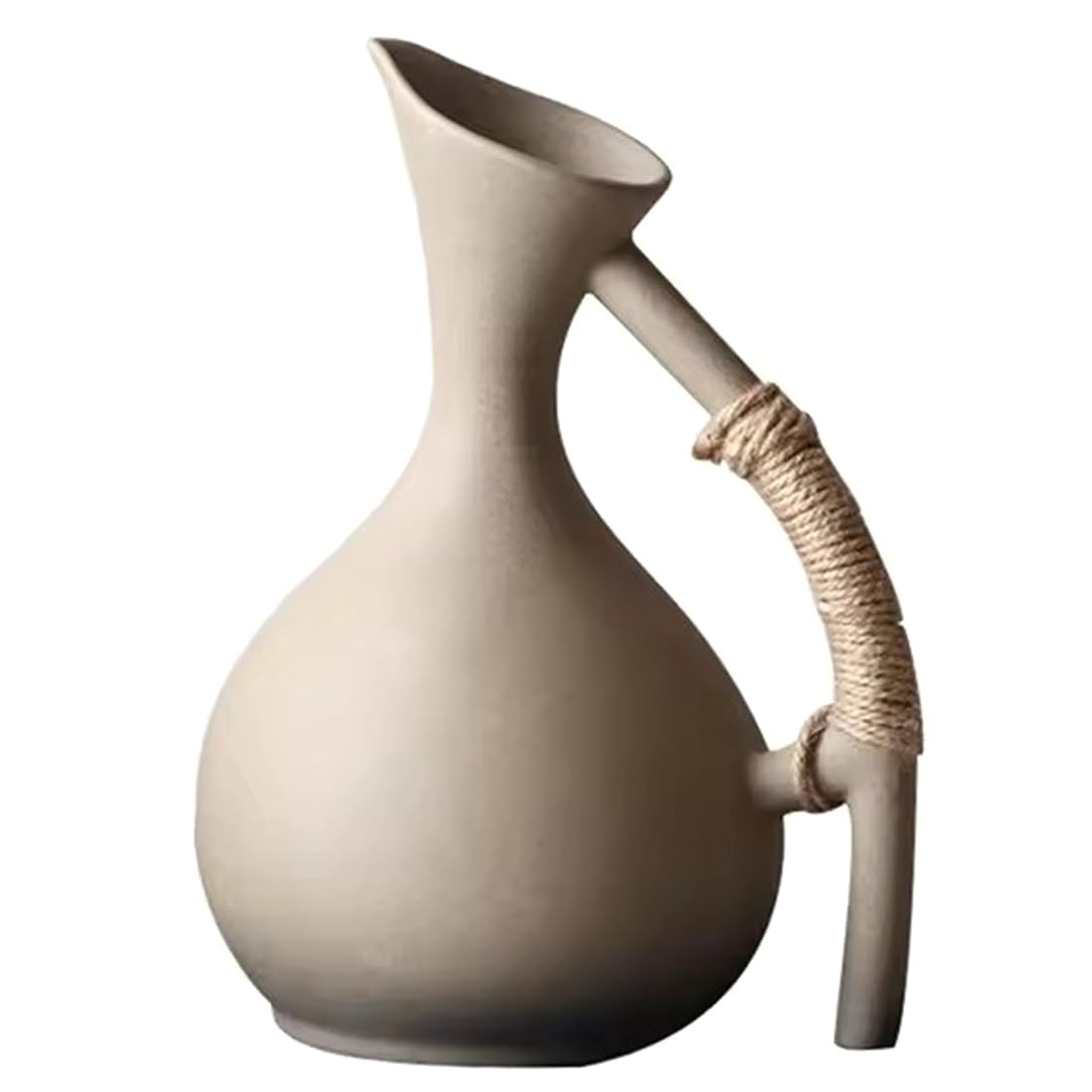 Hndhbfgrt Drinkware 1300ml Ceramic Pitchers Cold Hot Water Kettle High Temp Temperature Resistance Teapot Large Capacity Household Cup
