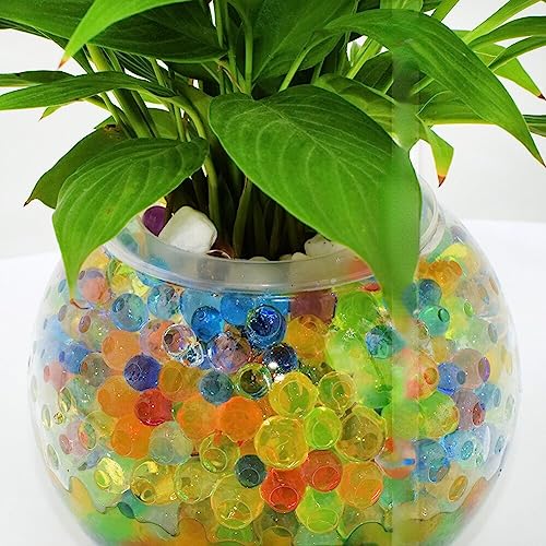GNR Crystal Soil Water Balls Rubber Jelly Beads Growing Orbezz - Pack of 25,000 Pcs | 250 Grams (Multicolor)
