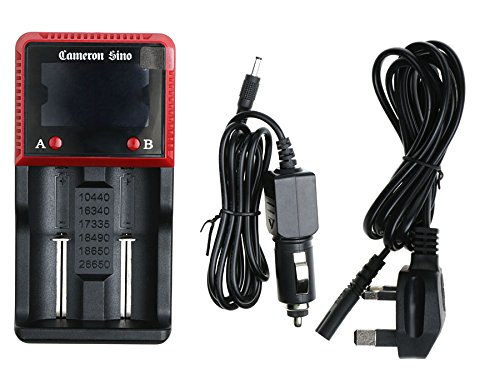 Chargeur de batterie de rechange pour chargeur de batterie 17500, 26650, 17650, 18350, 18490, 18500, 18650, 25500, AA, AAA..