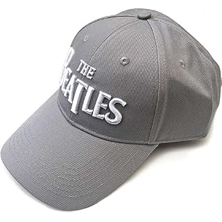 The Beatles Casquette De Baseball Classic Drop T Band Logo Nouveau Officiel Gris Size One Size - Les Beatles, Paul McCartney, John Lennon, RIngo Starr, George Harrison